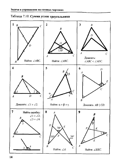 Задачи на готовых чертежах треугольники. Сумма углов в треугольнике задачи по готовым чертежам. Задачи на внешний угол треугольника на готовых чертежах. Задачи по готовым чертежам геометрия 7 класс сумма углов треугольника. Углы в треугольнике задачи на готовых чертежах.