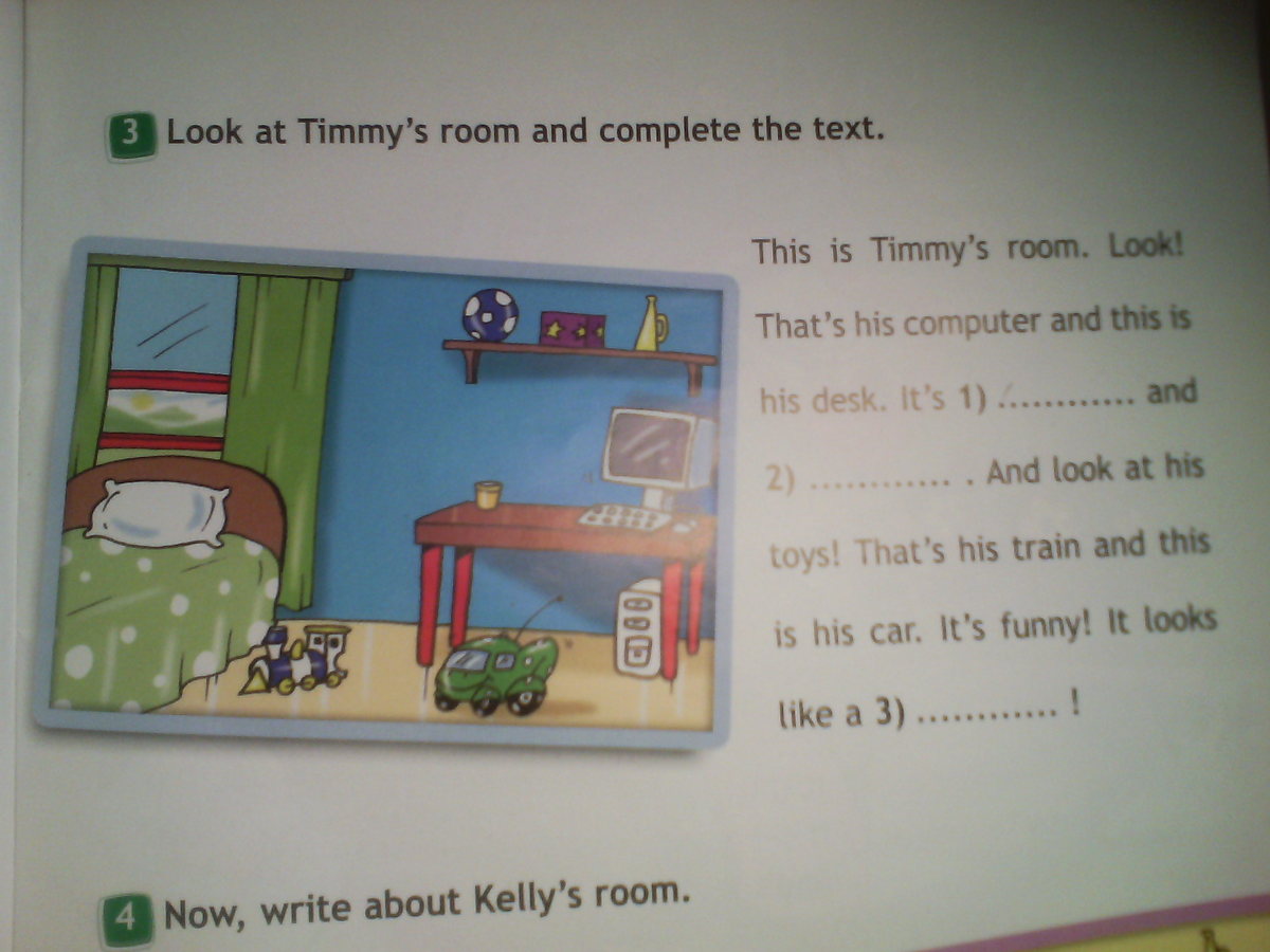 My family room. My Room 3 класс английский язык. Look at Timmy’s Room and complete the text английский язык. Read and complete ответы. My Bedroom 3 класс задание.
