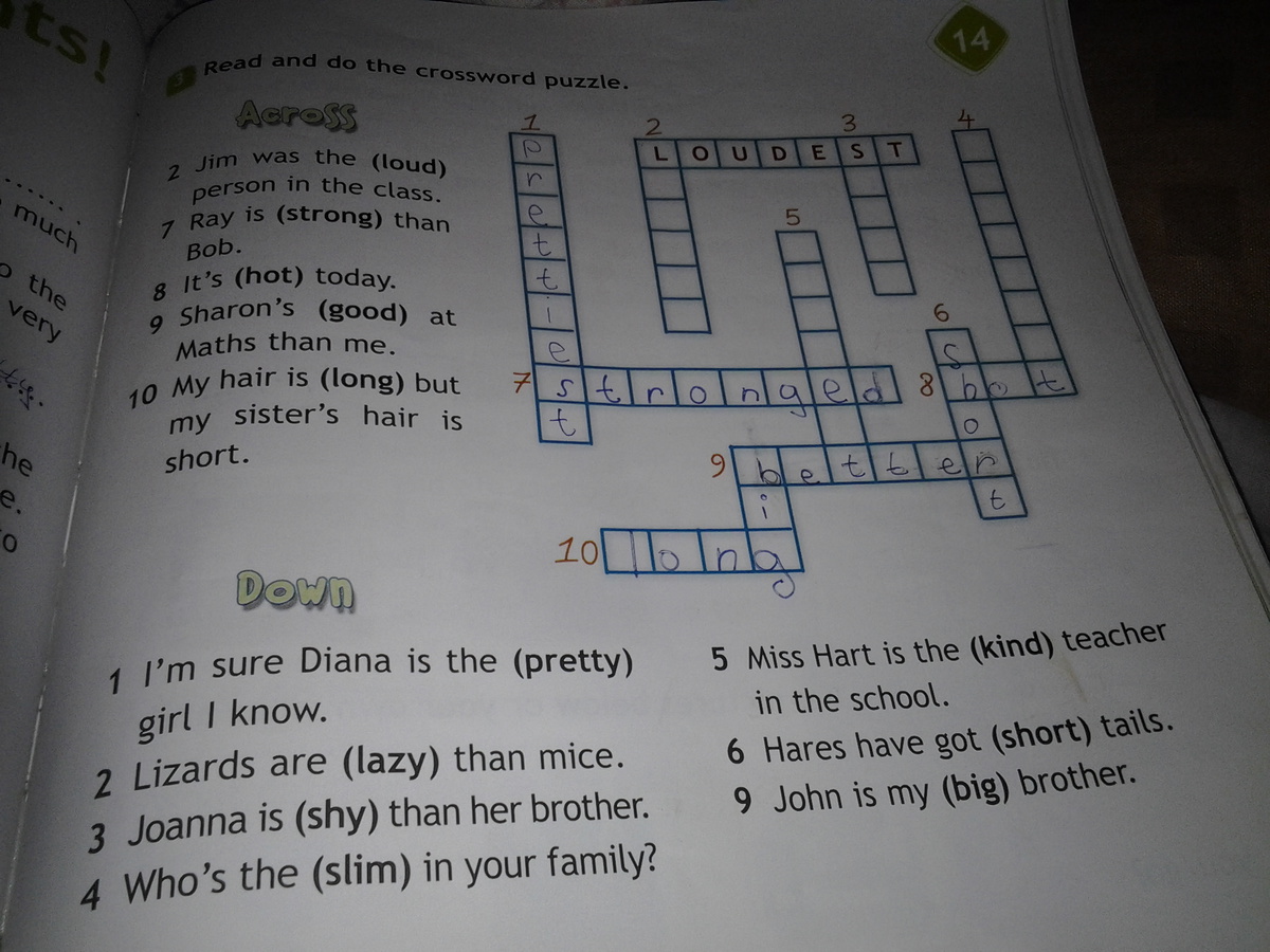 Do the crossword puzzle 5. Английский do the crossword. Задание do the crossword Puzzle. Read and do the crossword Puzzle 4 класс. Jim was the Loud person in the class кроссворд.