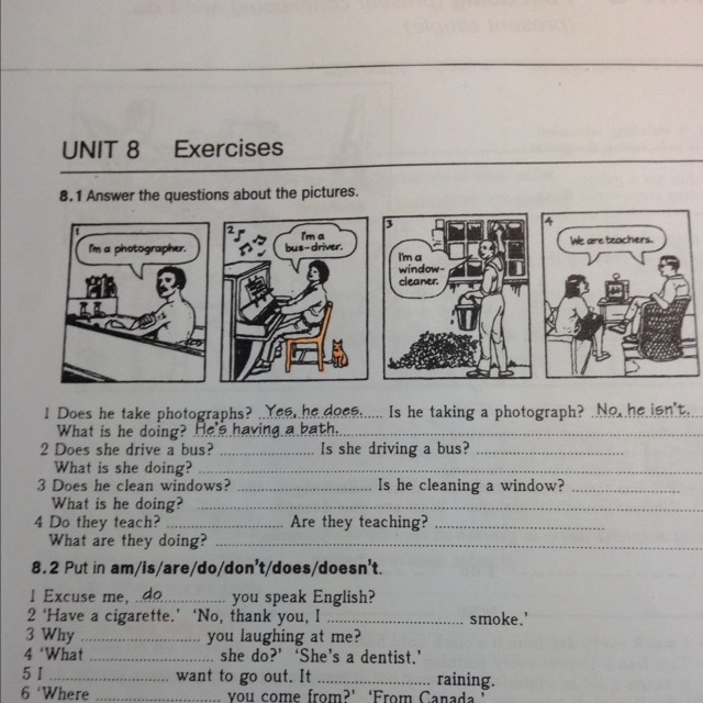 Exercises unit 6